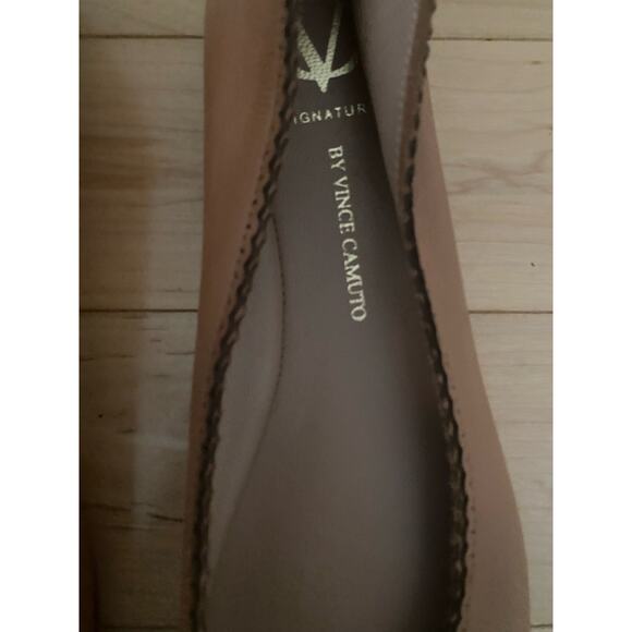 VC Signature Vince Camuto Leather Ballet Flats Size 8 - Picture 1 of 6